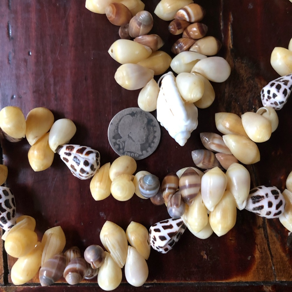 Heritage Antique Rarotonga Shell Lei - Picture 8 of 13